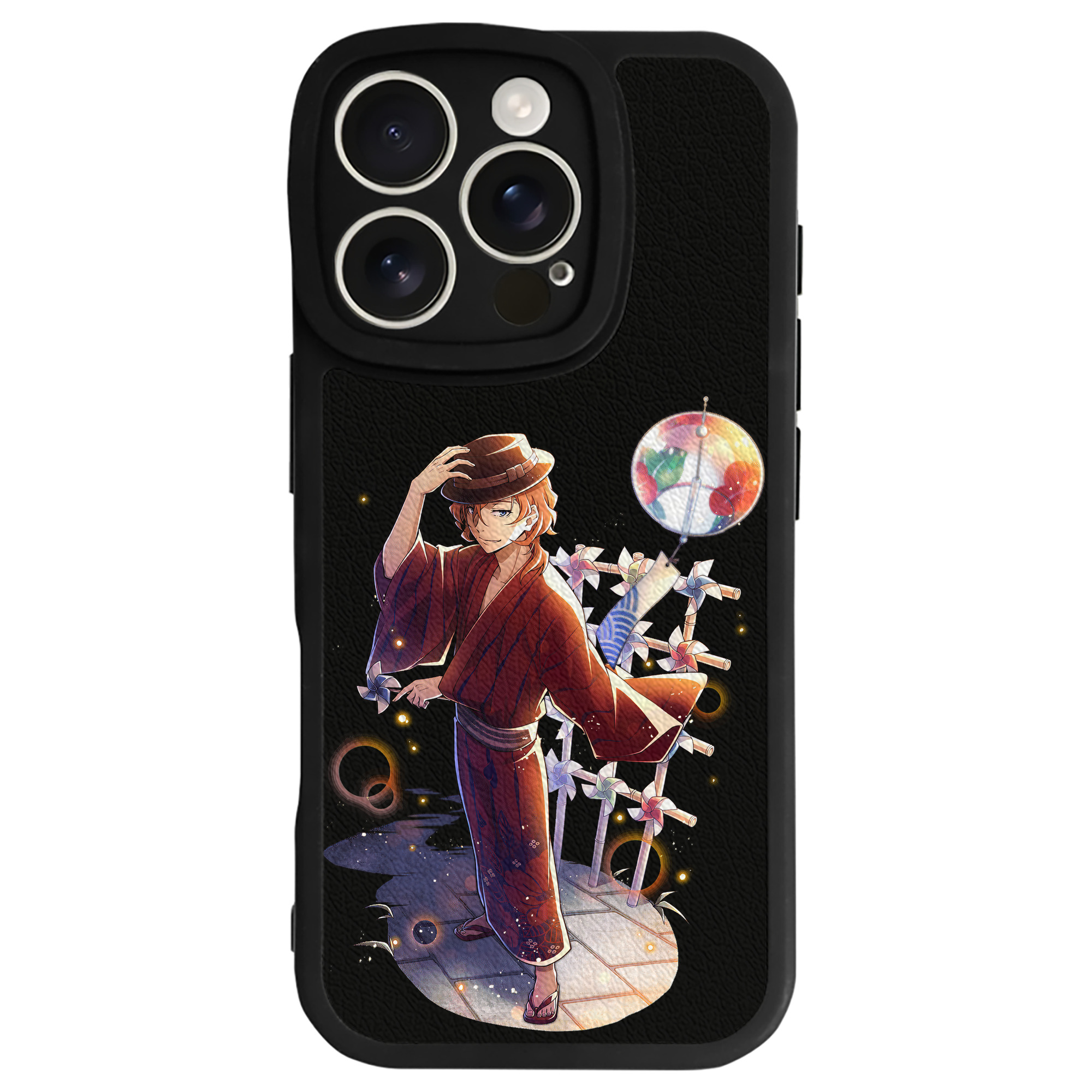 （画像用） 文豪ストレイドッグス Bungo Stray Dogs 【iPhone 16シリーズ対応】シリコンスマホケース（レザー調） 材質：シリコン